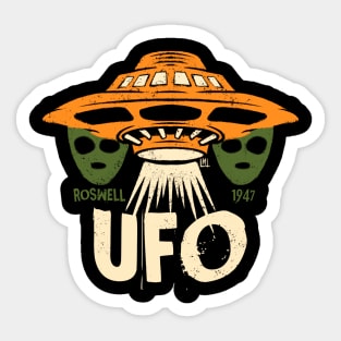 Roswell UFO Sticker